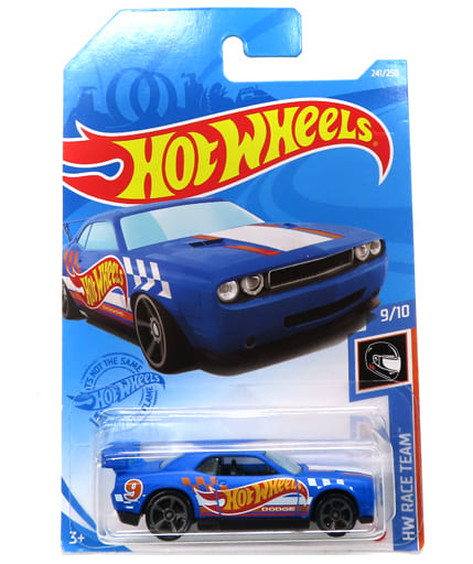 Minicar 1 64 DODGE CHALLENGER DRIFT CAR 9 Blue X White Hot Wheels