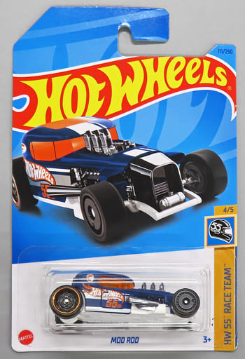 TH MOD ROD Blue X Orange X Silver Hot Wheels HW RACE TEAM