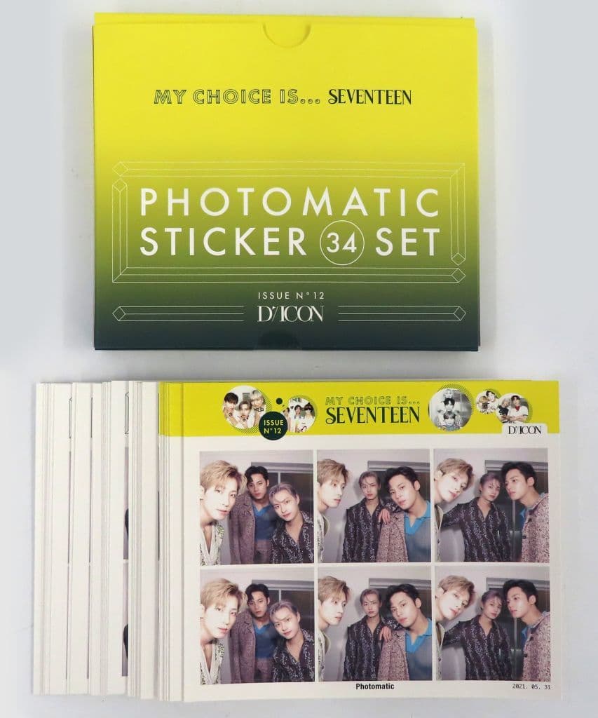 Single Item Seventeen Sticker Box 34 Pack DICON ISSUE No 12