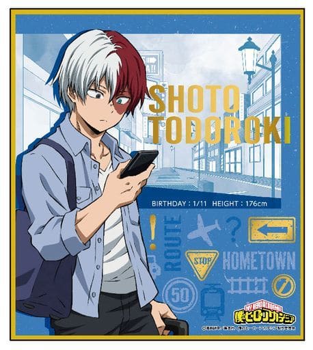 Paper Product Shoto Todoroki My Hero Academia Foil Pressed Mini