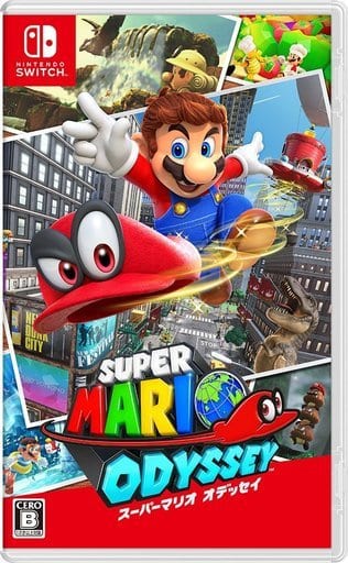 Nintendo Switch Software Super Mario Odyssey (condition : package / ROM  card condition is difficult), Game