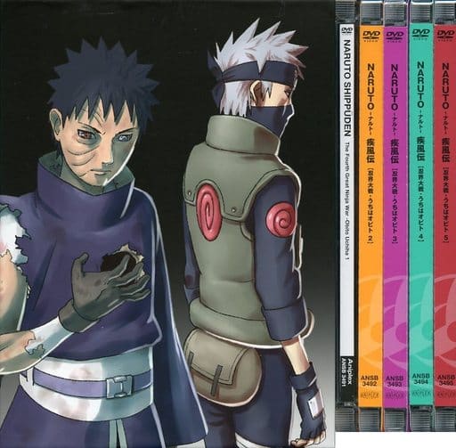 Naruto Shippuden Vol.2 - Box Com 5 Dvds - Novo