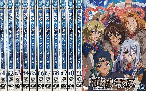 アニメDVD 不備有)鋼殻のレギオス 限定版全12巻セット(状態：本編+特典