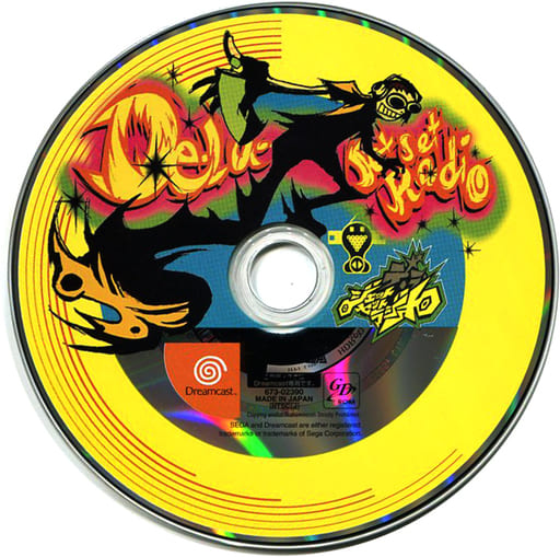 Dreamcast Software De La Jetset Radio Normal (Status : Game Disc