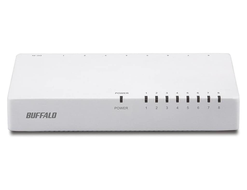 Buffalo 8-Port Switching Hub (White) [LSW4-TX-8EP/WH] | PC | Suruga-ya.com