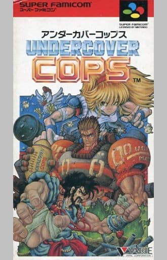 Super Famicom Software UNDERCOVER COPS (Condition : Box