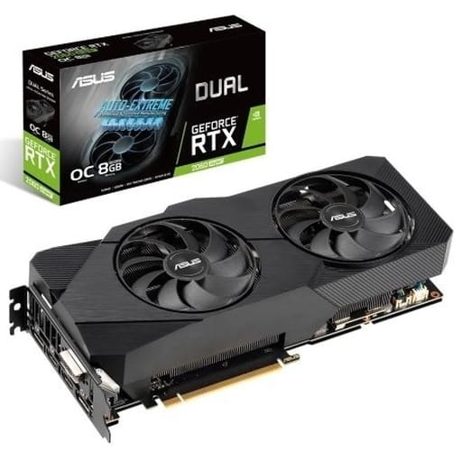 Graphic board Graphics Board DUAL-RTX2060S-O8G-EVO [DUAL-RTX2060S-O8G ...