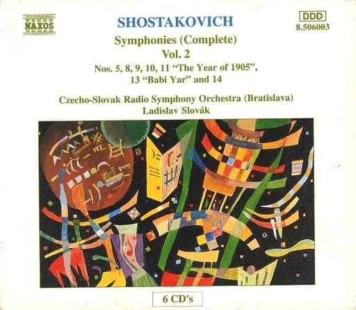 Ladislav Slovakia Shostakovich Symphonies Complete Vol 2