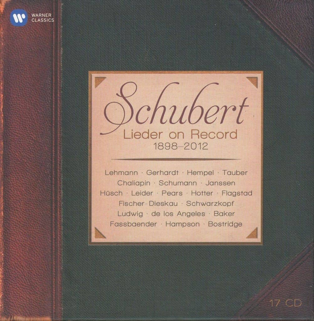 Schubert Lieder On Record 18982012 [Imported Edition] (Condition