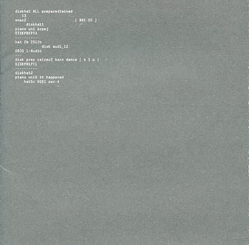 Aphex Twin / Computer Controlled Acoustic Instruments pt2EP [Limited