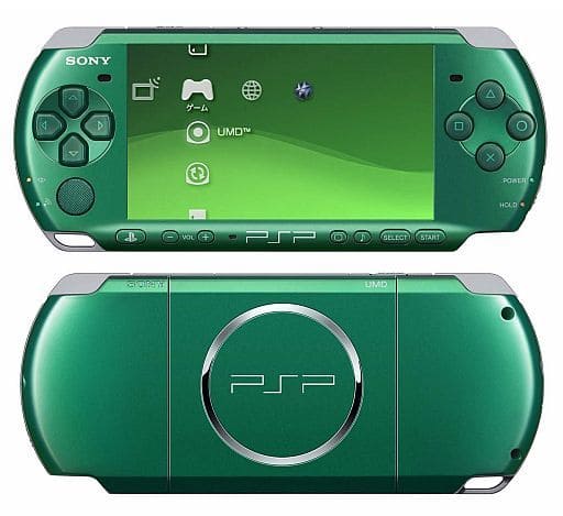 without box&manual) PSP Body スピリティッド / Green (PSP-3000SG