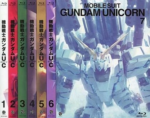 Anime Blu-ray Disc MOBILE SUIT GUNDAM UC First Edition, 7-Volume