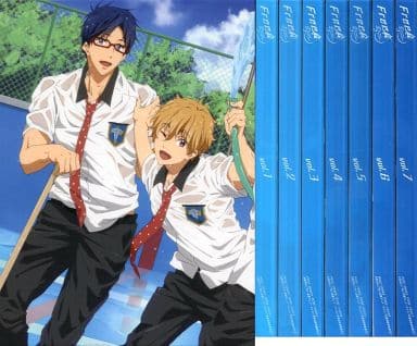 Free! -Eternal Summer - First edition 7-volume set (with TSUTAYA storage  box for all volumes)