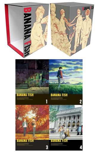 BANANA FISH Blu-ray Disc BOX Limited Production Edition All 4 Box