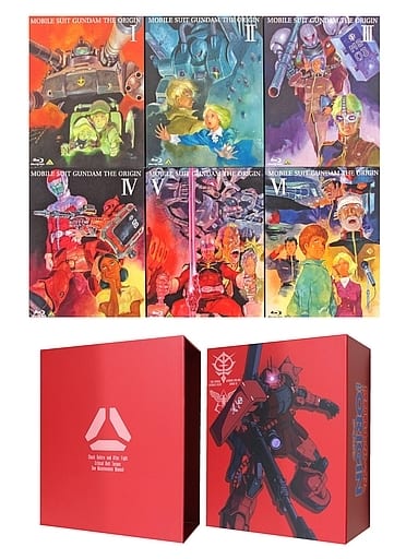 Anime Blu-ray Disc MOBILE SUIT GUNDAM: THE ORIGIN 6-Volume Set