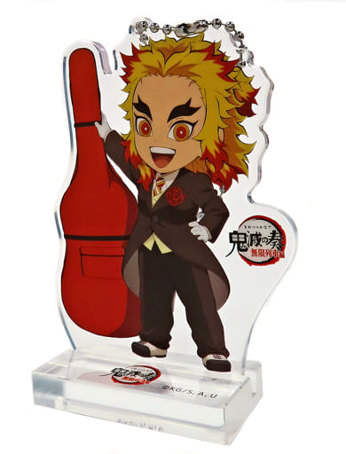 Kyojuro Rengoku (regular version)' Theater version : Demon Slayer: Kimetsu  no Yaiba Mugen Train Version : Orchestra Concert : Oni-no-so Random metal  badge', Goods / Accessories