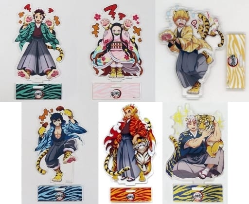 Miscellaneous goods Kyojuro Rengoku Demon Slayer: Kimetsu no Yaiba Oni 滅祭  ~ Anime Sannen Kinen Matsuri ~ Tora-innen ni Kyara Random Acrylic Stand, Goods / Accessories