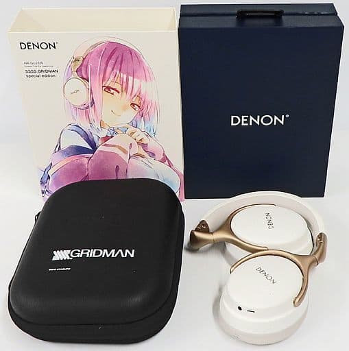 Damaged / Missing 3 types of guide cable] Rokka & akane wireless headphones  AH-GC25W SSSS. GRIDMAN special edition 