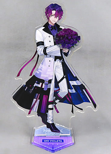 Virtual r NIJISANJI Noctxy Uki VioletaNew Outfit Purple Cosplay Wig