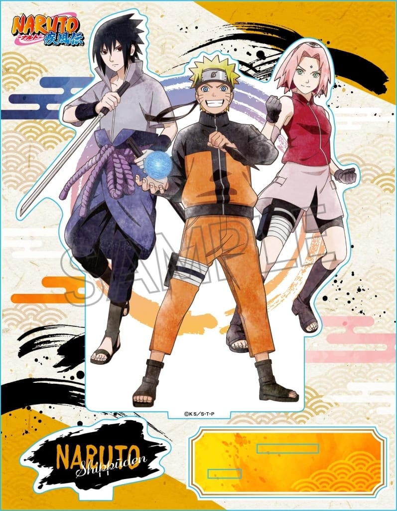 Uzumaki Uzumaki Naruto & Uchiwa Sasuke & Sakura Acrylic Stand (L ...