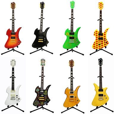 Complete Set of 8 Types hide Guitar Collection ~ The Guitar Legend ~ (1/8  Scale Official Figure!)