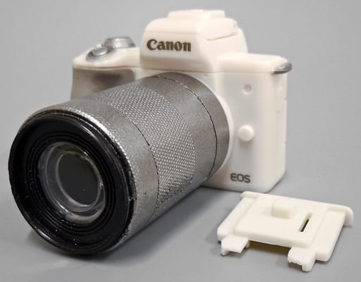 Trading figure Canon EOS Kiss M (White) Accessory + EF-M55-200mm