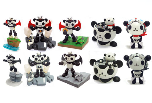 Trading figure Set of 10 items Panda Z Mini Figure Collection 01 The name  is Panda Z Edition | Toy Hobby | Suruga-ya.com