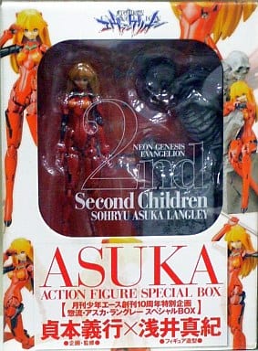 FIGURINE KAIYODO NEON Genesis Evangelion Soryu Asuka Langley Young Ace Juin 2012 EUR 68,64