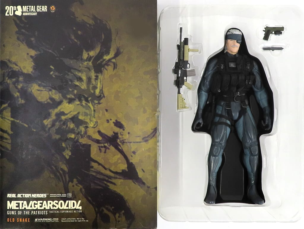 Figure RAH Old Snake 「 METAL GEAR SOLID 4 GUNS OF THE PATRIOTS 