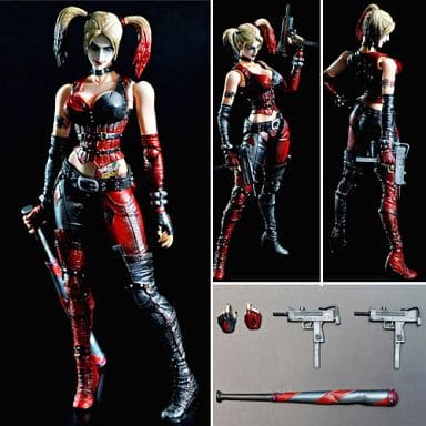 Play arts kai harley quinn best sale arkham knight