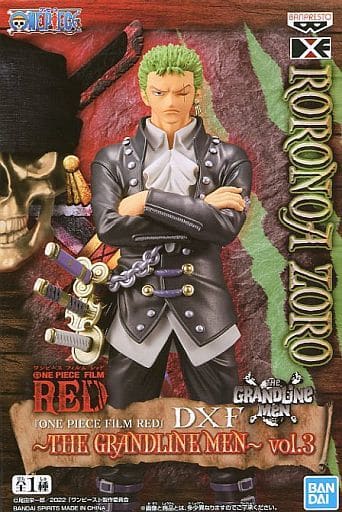 Figurine One Piece – Film Gold DX The Grandline Men Vol. 3 – Roronoa Zoro – Banpresto – Neuf