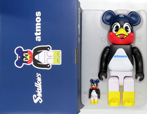 BE @ RBRICK - Bear Brick - atmos x Tokyo Yakult Swallows 100% u0026 400% Tokyo  Yakult Swallows | Toy Hobby | Suruga-ya.com