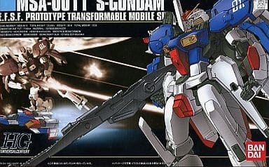 HGUC MSA-0011 S-Gundam - E.F.S.F. Prototype Transformable Mobile Suit Bandai 1 144