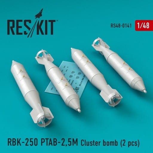 Plastic model 1/48 Shea RBK) Army RBK250 PTAB2.5M Cluster Bomb 4