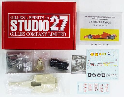 Plastic model 1/20 FERRARI F2008 GP of FRANCE Garage Kit [ST27