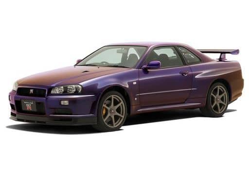 Plastic model 1/32 Nissan R34 Skyline GT-R (Midnight Purple III