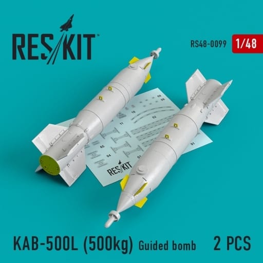 1/48 In-Use Russian Shea Air Force KAB-500L 500 kg 2 Laser Guided Bombs ...