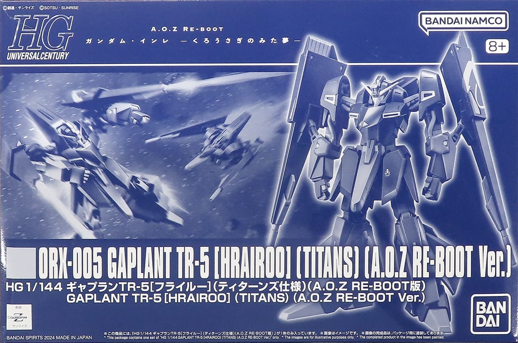 1/144 HGUC ORX-005 ギャプラン TR-5 [Flyloo] Titans Specifications