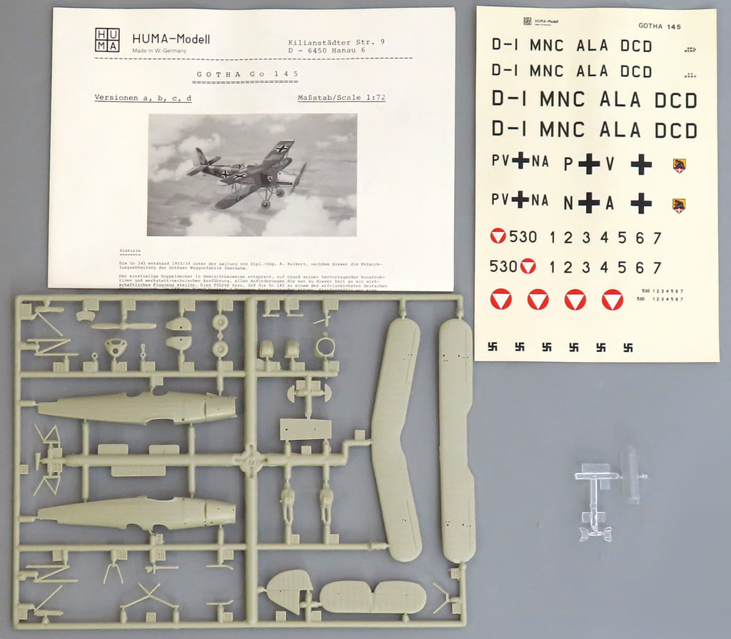 1/72 GOTHA Go 145 [D-6450] | Toy Hobby | Suruga-ya.com