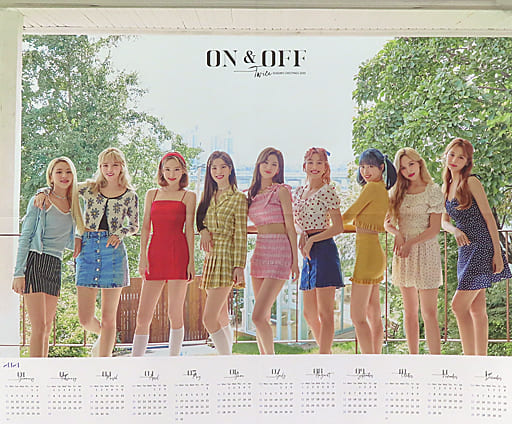 [Single Item] TWICE poster calendar (OFF style) 