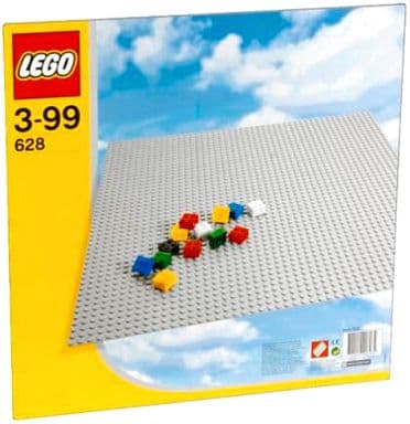  LEGO X-Large Gray Baseplate (628) : Toys & Games