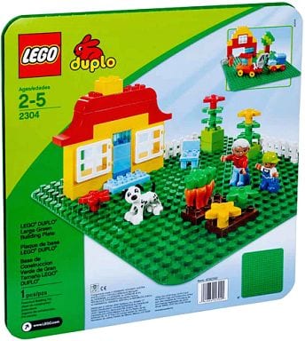 Lego duplo 2304 green hot sale baseplate