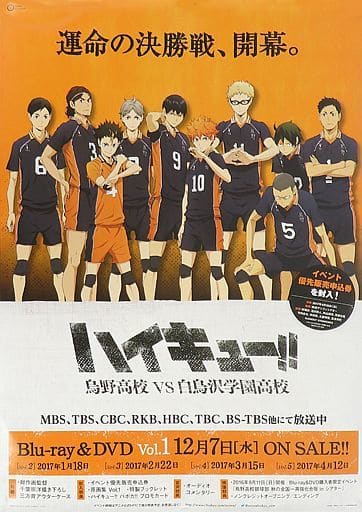 B2 Sales Promotion Poster Karasuno High School ver. 