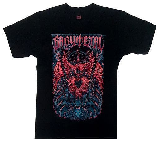 T-shirt Babymetal Tour US - T-shirt Officiel Tournée, Unisexe, 100% Coton, Multicolore