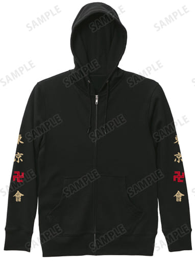 東京リベンジャーズ POP UP STORE パーカー 東京卍會 黒 Lサイズ【東京