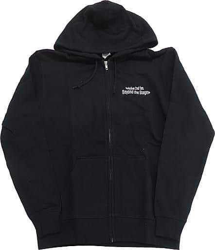 Clothing Event Logo Zip Hoodie Black XL Size 