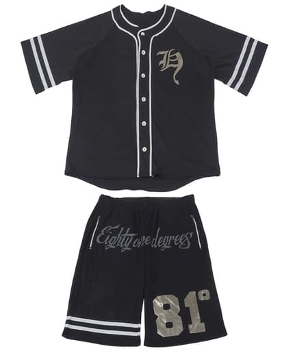 Clothing goods HYDE 81 ° BASEBALL SHIRT SETUP Black M size 