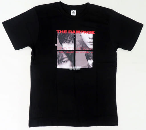 THE RAMPAGE Photo T-Shirt Black M Size 