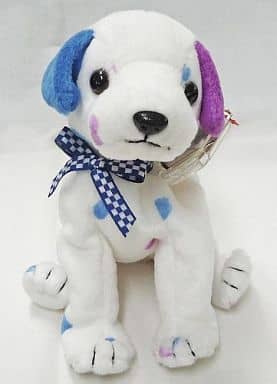 Plush toy Dog (Dizzy) / 2-Color Ears / 2-Color Mottled Plush toy Beanie ...