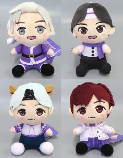 ぬいぐるみ 全4種セット Purple Holidays モアプラスおすわり 